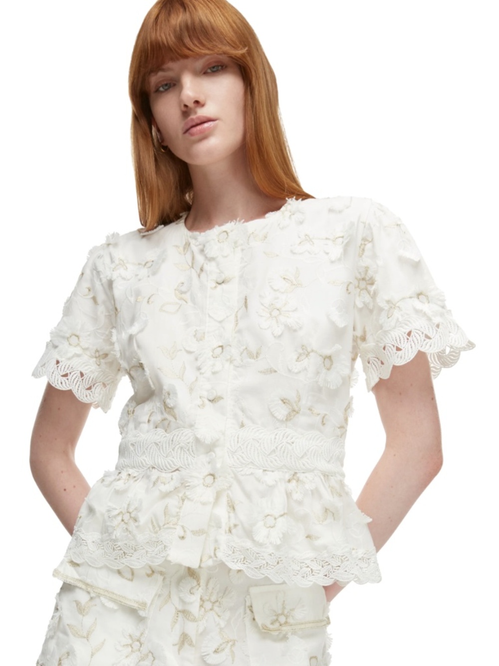 WAIMARI CELIA TOP WHITE